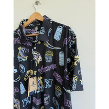 Load image into Gallery viewer, Chubbies The Neon Minnesota Vikings Performance Polo Shirt Black XL NWT
