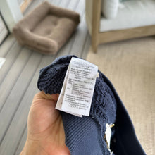 Load image into Gallery viewer, Madewell Airyterry Floral Embroidered High Waist Tapered Sweatpants Blue S
