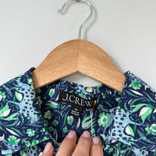 Load image into Gallery viewer, J. Crew Button Front Long Sleeve Midi Shirt Dress in Fauna Floral 00
