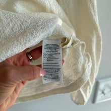 Load image into Gallery viewer, Madewell Superlight Jacquard Embroidered Smocked Blouse Cream S

