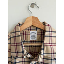 Load image into Gallery viewer, Brooks Brothers Plaid Long Sleeve Supima Button Down Shirt Brown Multi XL
