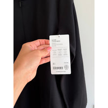 Load image into Gallery viewer, Athleta Allure 1/4 Zip Long Sleeve Mock Neck Mini Dress Black M NWT

