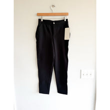 Load image into Gallery viewer, Lululemon City Trek II 28" Mid Rise Flat Front Casual Trouser Pants Black 4 NWT
