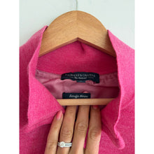 Load image into Gallery viewer, Fairway &amp; Greene Baruffa Merino 1/4 Zip Long Sleeve Windsweater Pink XL
