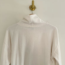 Load image into Gallery viewer, Sanctuary Kyla Mock Neck Fleece Pullover Sweater Ivory S
