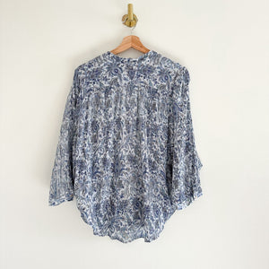 Anthropologie Pilcro and The Letterpress Tavi Paisley Blouse
