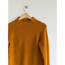 Load image into Gallery viewer, Madewell Northfield Mock Neck Ribbed Knit Pullover Sweater Brown XS
