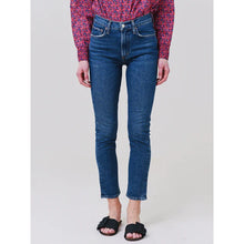 Load image into Gallery viewer, AGOLDE Merrel High Rise Slim Straight Denim Jeans Blue 27
