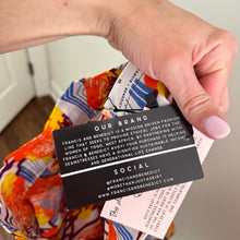 Load image into Gallery viewer, NWT Francis + Benedict Handmade Floral Pattern A-Line Mini Skirt Orange XS
