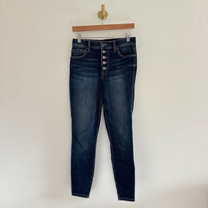 Kut from the Kloth Connie Fab Ab Ankle Button Fly High Rise Skinny Jeans 4