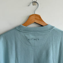 Load image into Gallery viewer, Coach Spring Doodle Dream Embroidered Crew Neck Sweatshirt Powder Blue M NWT
