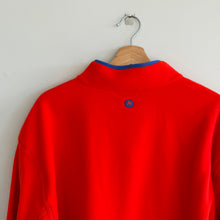 Load image into Gallery viewer, Marmot Rocklin Half Zip Fleece Pullover Victory Red / Trail Blue XXL NWT
