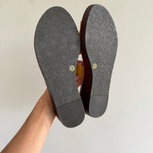Load image into Gallery viewer, Lucky Brand LK-Heliara Sandals in Golden Yellow Vintage Oily Suede 9M NIB
