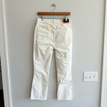 Load image into Gallery viewer, Johnny Was The Cropped Baby Boot Denim Embroidered Jeans White 27
