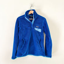 Load image into Gallery viewer, Patagonia Re-Tool Snap-T Fleece Pullover Jacket Blue S
