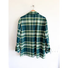 Load image into Gallery viewer, Free People Reggie Plaid Pattern Single-Breasted Casual Blazer Green XS
