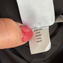 Load image into Gallery viewer, Loft Sherpa Quilted Panel Button Front Mid-Length Jacket Black XXS Petite
