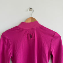 Load image into Gallery viewer, Free People Think Fast Layer Long Sleeve Mock Neck Activewear Top Pink S
