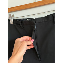 Load image into Gallery viewer, Jil Sander High Rise Straight Leg Trouser Pants Black 42
