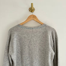 Load image into Gallery viewer, Sundance Cashmere Front Pockets Pullover Sweater Gray XS
