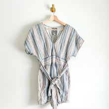 Load image into Gallery viewer, American Eagle V-Neck Dolman Sleeve Romper Stripe Multi S
