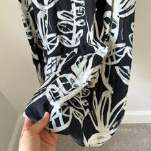Load image into Gallery viewer, Kerri Rosenthal Harbor Sing Sing Midi Dress Black/White M
