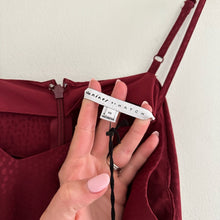 Load image into Gallery viewer, The Nines by Hatch Sleeveless Tiered Slip Maternity Dress Red XS
