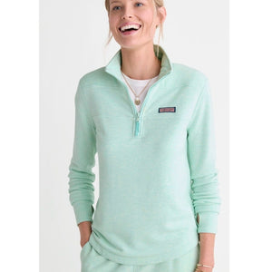 Vineyard Vines Dreamcloth The Shep Shirt Relaxed Pullover Aqua Haze Heather NWT