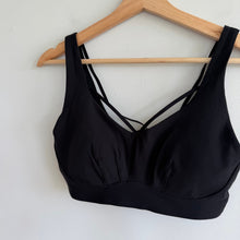 Load image into Gallery viewer, Lululemon Strappy Nulu Yoga Light Support Activewear Sports Bra Black 8
