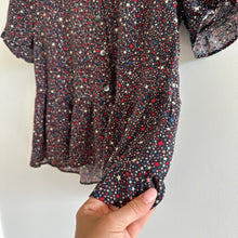 Load image into Gallery viewer, Madewell Studio Ruffle-Hem Top in Starry Night
