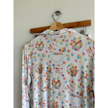 Load image into Gallery viewer, Posh Peanut Cereal Collection Luxe Long Sleeve Pajama Pants Set Blue Multi S
