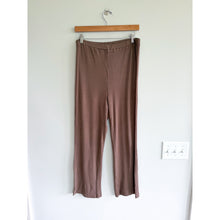 Load image into Gallery viewer, LÉGEO Heritage Celeste Wide Leg Pull On Ribbed Maternity Pants Brown 1
