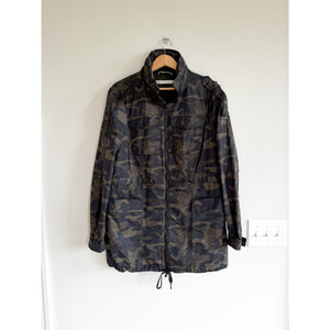 Blanc Noir Mastermind Camouflage Zip Up Anorak Jacket Black L
