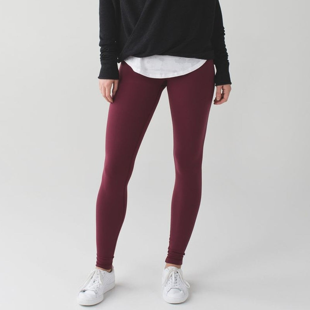 Lululemon Wunder Under Pant (Hi-Rise) *Full-On Luon Wine Berry 4