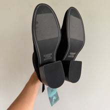 Load image into Gallery viewer, TOMS Lacy Suede Felt Mix Ankle Booties Black 9.5 NIB
