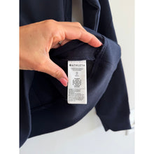 Load image into Gallery viewer, Athleta Retroterry Crew Neck Long Sleeve Pullover Sweatshirt Blue XS
