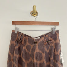 Load image into Gallery viewer, Anthropologie Tamarind Trouser High Rise Animal Print Joggers 10
