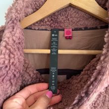 Load image into Gallery viewer, Lululemon Lab Textured Fleece Coat Diamond Dye Dusty Bronze Pelt 10 NWT

