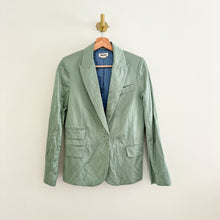 Load image into Gallery viewer, Zadig &amp; Voltaire Victor Lined Single-Breasted Satin Blazer Green 36
