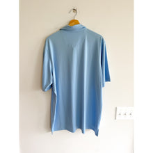 Load image into Gallery viewer, Fairway &amp; Greene Solid Tech Jersey Short Sleeve Golf Polo Shirt Blue XL

