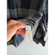 Load image into Gallery viewer, Rails Sussex Plaid Royal Sable Melange Long Sleeve Button Up Shirt Gray Blue L
