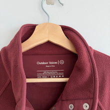 Load image into Gallery viewer, Outdoor Voices RecFleece Snap Midlayer Dolman Sleeve Jacket Red XS
