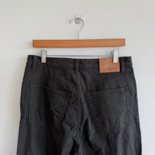 Load image into Gallery viewer, Rowan Merilee 5-Pocket Canvas High Rise Wide Leg Pants Green 30
