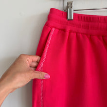 Load image into Gallery viewer, Roller Rabbit Hearts Embroidered Wide Leg Turner Pants Cherry Red XL NWT
