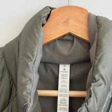 Load image into Gallery viewer, Lululemon Brace The Cold Zip Up Puffer Vest Gray Sage 6
