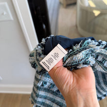 Load image into Gallery viewer, Cinq à Sept Matilda Plaid Tweed Reenee Vest Allen Shorts Matching Set Blue L NWT
