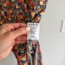 Load image into Gallery viewer, Sézane Robe Luce Floral Print Short Sleeve Maxi T-Shirt Dress Red Blue L NWT

