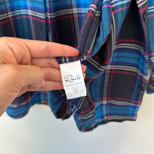 Rails Jackson Button Down Shirt Black/Azure S