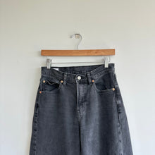 Load image into Gallery viewer, GAP High Rise Stride Wide Leg Jeans Black Size 26/2R
