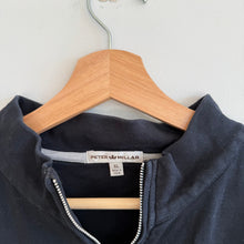 Load image into Gallery viewer, Peter Millar Galway Stretch Loop Terry Quarter-Zip Vest Black XL
